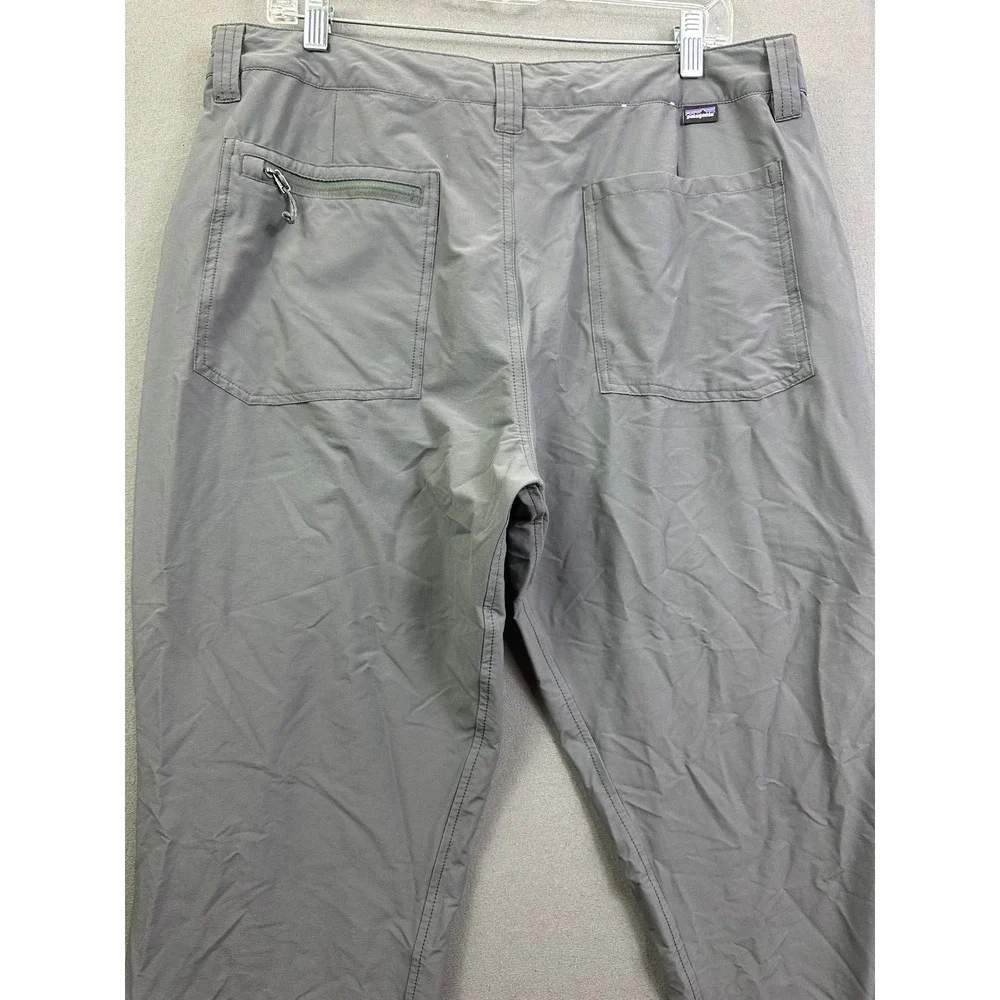 Patagonia Men's Quandary Hiking Pants Grey Outdoor Trekking Trousers 36x30